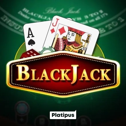 Blackjack logo – Table Games by Platipus at CrownJewelz