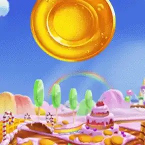 Candy Strike slot logo by Zillion Games at CrownJewelz