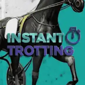Instant Virtual Trotting logo by Leap Gaming at CrownJewelz