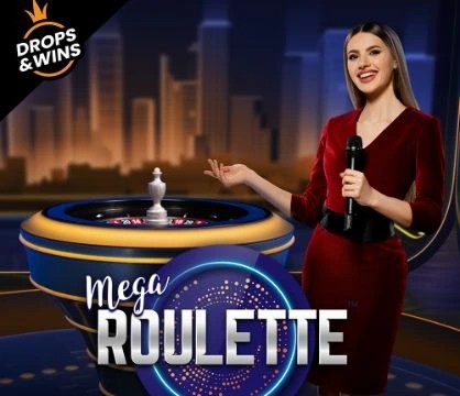 Mega Roulette logo by Pragmatic Play at CrownJewelz