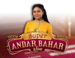Super Andar Bahar slot visual from Evolution available on crownjewelz.fyi